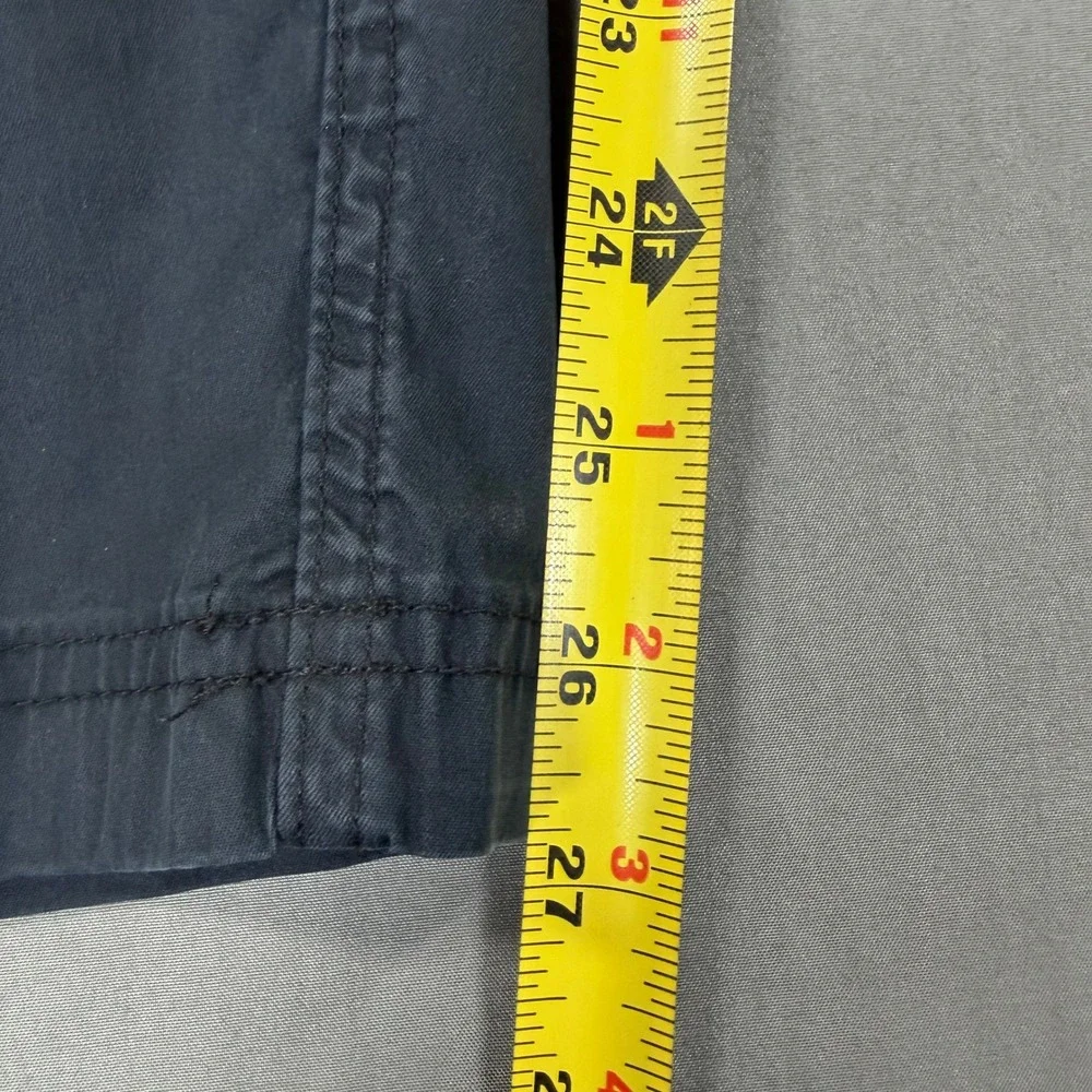 Abercrombie Kids Boys 17/18 Black Baggy Cargo Pants Stretch Utility Pockets